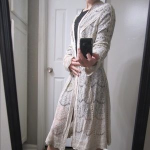 Lace kimono